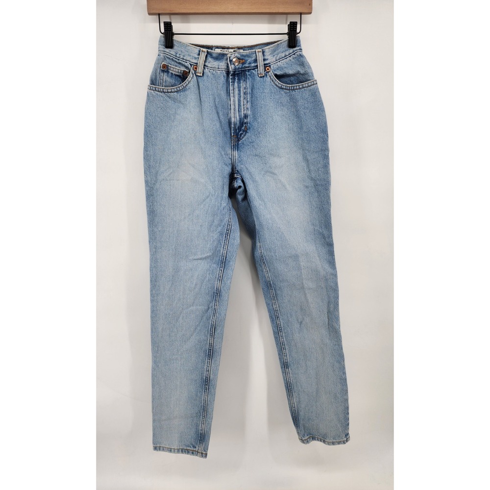 Gap Vintage Denim Slim Fit High Rise Light Wash Jeans Size 4 90s High Waisted